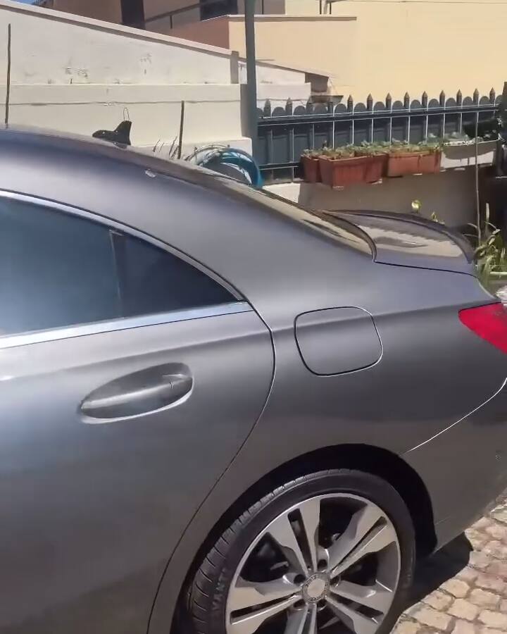 Mercedes CLA 2013 de um cliente com películas removíveis 360Películas